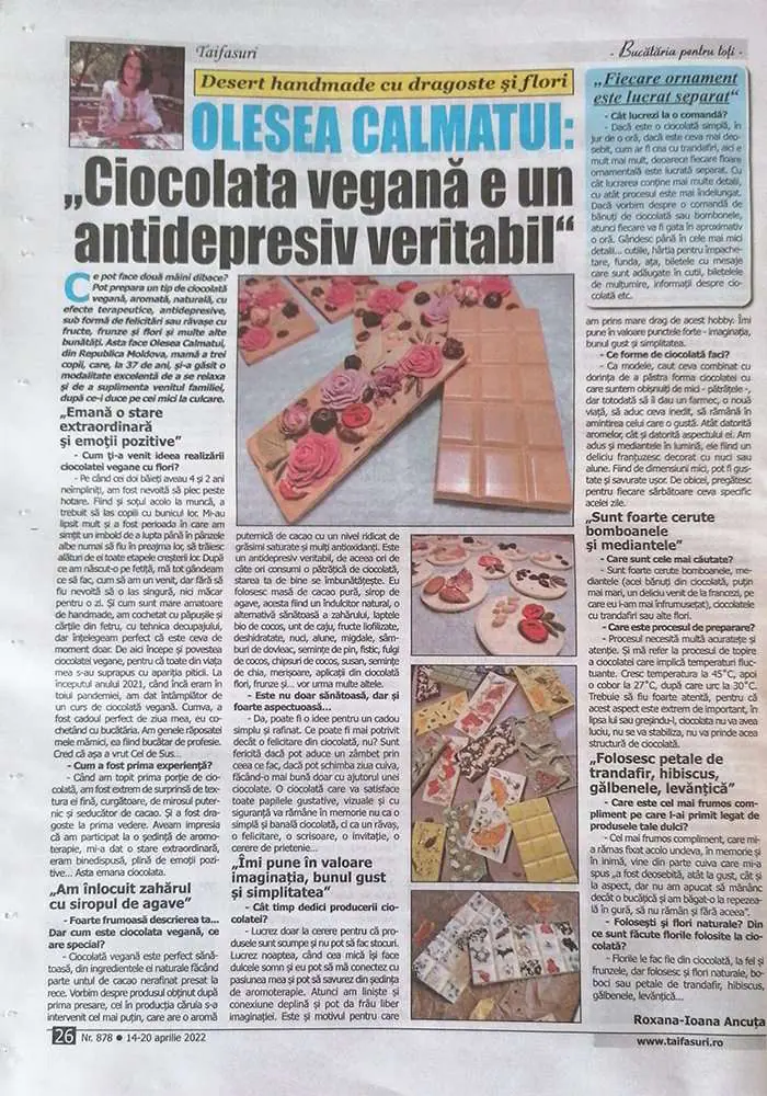 Când Arta Întâlnește Ciocolata: Artisan Ciocolatta