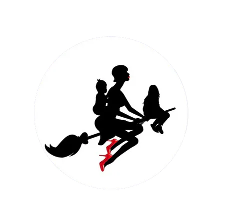 Logo Mami pe mătură, blogul Mădălinei Roman